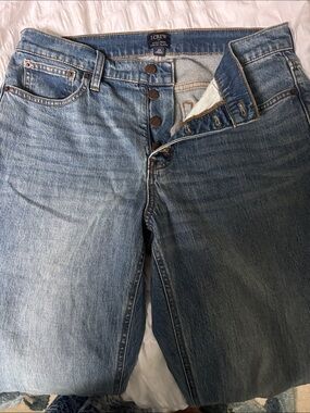 J. Crew Light Blue Button-Fly Jeans size 29